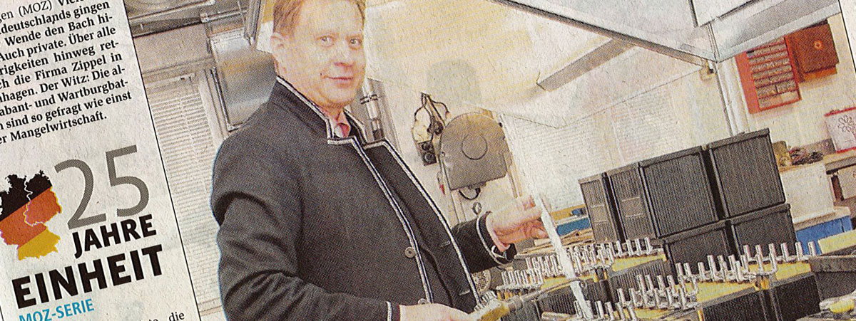 Artikel in der Märkischen Oder Zeitung