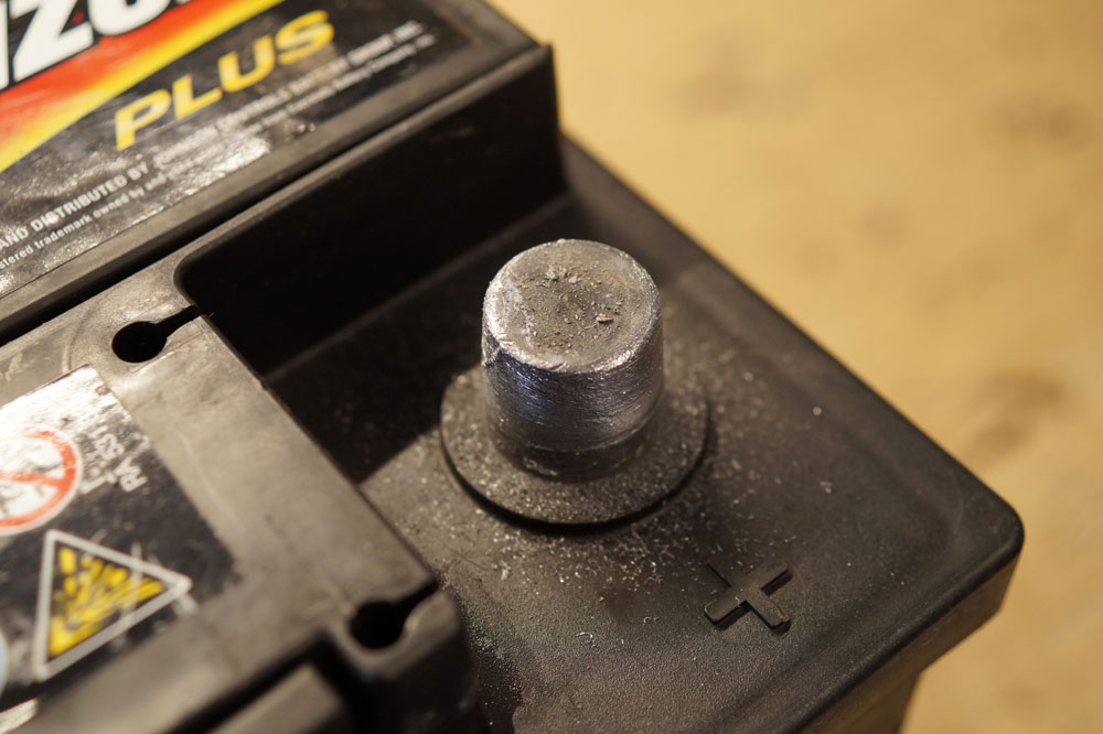 Pol nach Reinigungsvorgang