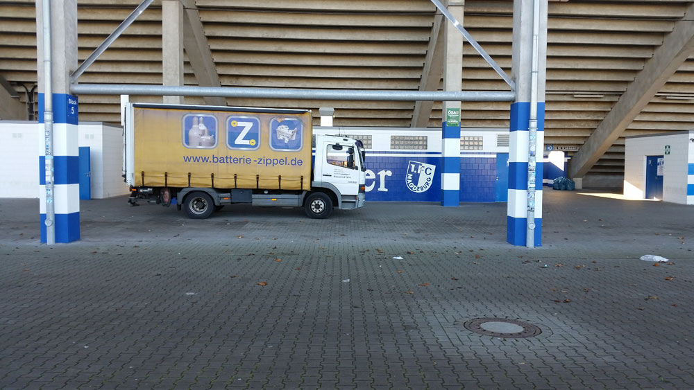 MDCC Arena Magdeburg vor ORT