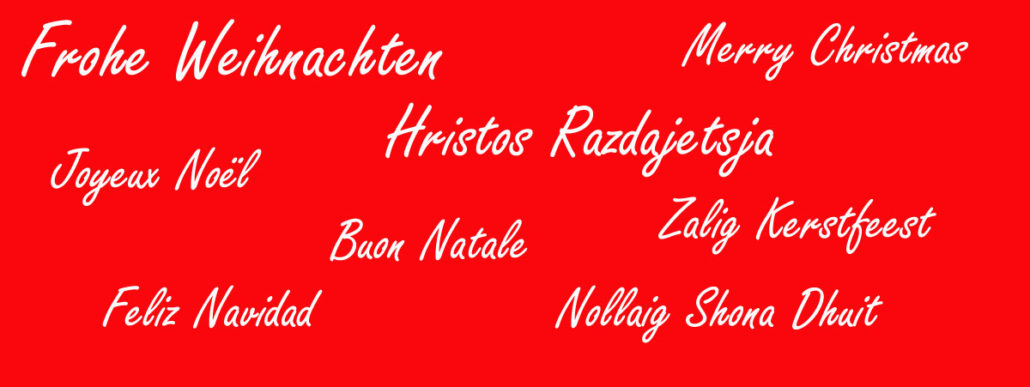 Frohe Weihnachten