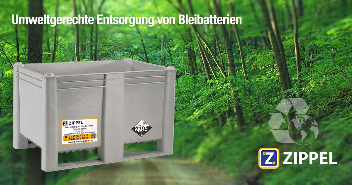 Ordnungsgemäße Batterieentsorgung – persönlich gelebter Umweltschutz