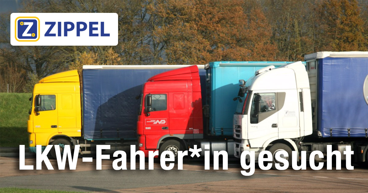 LKW-Fahrer*in gesucht