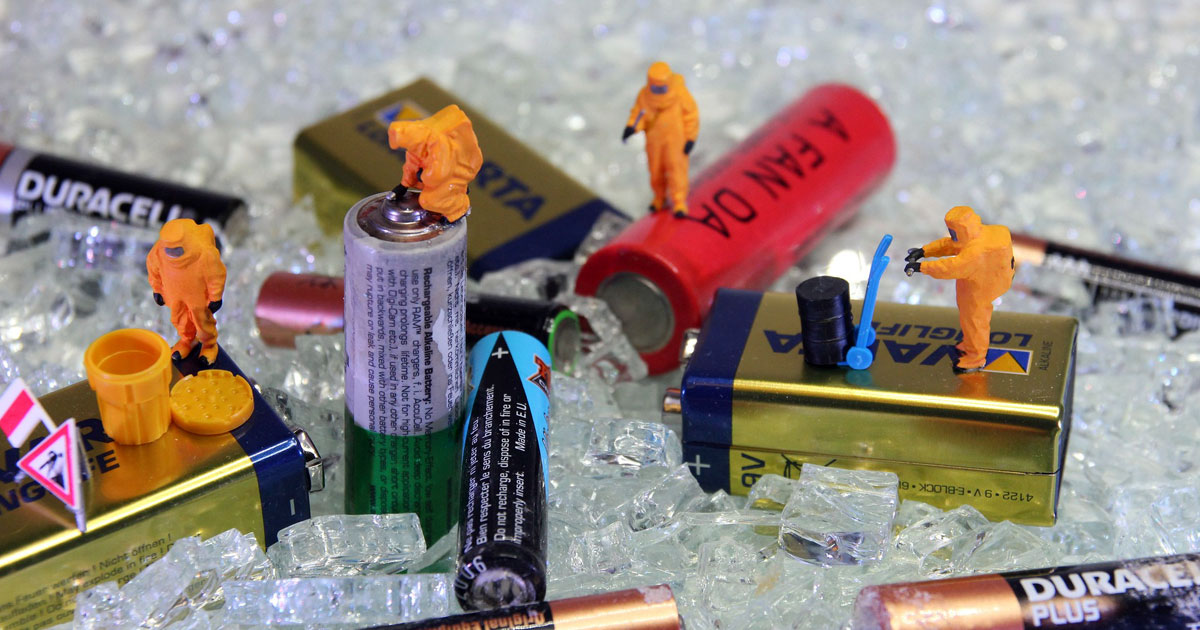 So geht sortenreine Batterie-Entsorgung